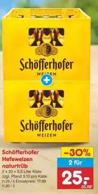 Netto Marken-Discount Schöfferhofer Hefeweizen Naturtrüb Angebot