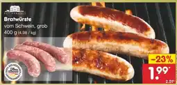 Netto Marken-Discount Bratwürste Angebot