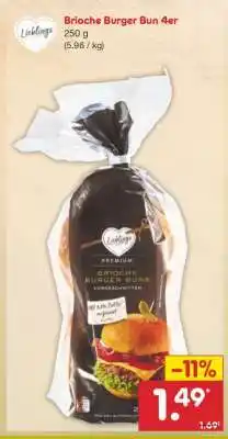 Netto Marken-Discount Brioche Burger Bun 4er Angebot
