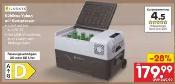 Netto Marken-Discount Kühlbox Yukon mit Kompressor Angebot