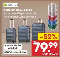 Netto Marken-Discount Kofferset Rom, 3-teilig Angebot