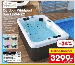 Netto Marken-Discount Outdoor Whirlpool Spa LEVANZO Angebot