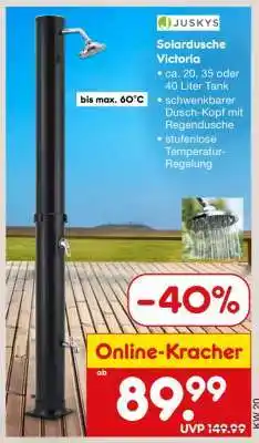 Netto Marken-Discount Solardusche Victoria Angebot