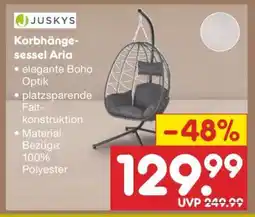 Netto Marken-Discount Korbhängesessel Aria Angebot