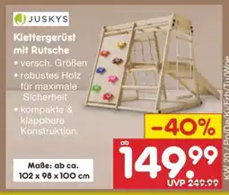 Netto Marken-Discount Klettergerüst mit Rutsche Angebot