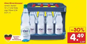 Netto Marken-Discount Alwa Mineralwasser Angebot