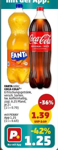 PENNY FANTA oder COCA-COLA Angebot