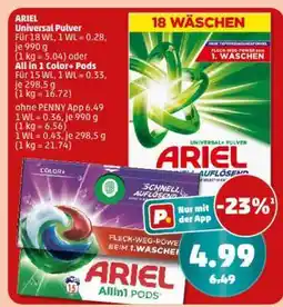 PENNY ARIEL All in 1 Color Pods Angebot