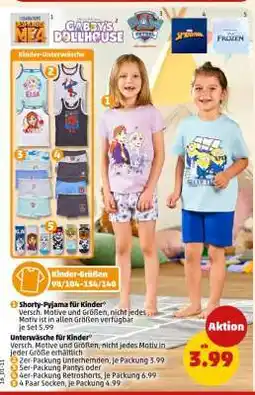 PENNY Unterwäsche für Kinder Angebot