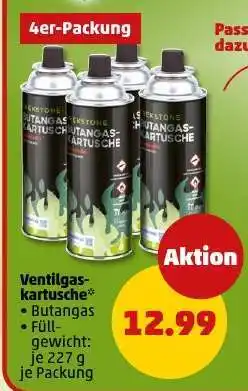 PENNY Ventilgaskartusche Angebot