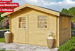 Hagebau Mr. Gardener Blockbohlenhaus Spree Angebot