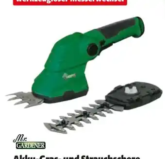 Hagebau Mr. Gardener Akku-Gras-Strauchschere AGS 36-1 Angebot