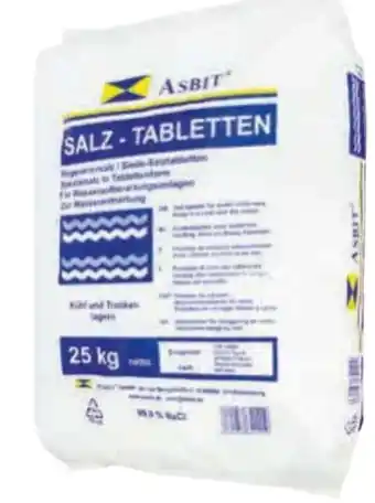 Hagebau Asbit Regenerier-Salztabletten Angebot
