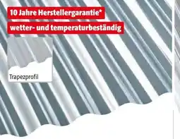 Hagebau Gutta Polycarbonat Wellplatte Trapez Angebot