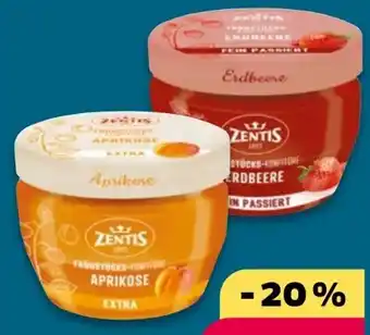 NETTO Zentis Frühstücks-Konfitüre Erdbeere Angebot