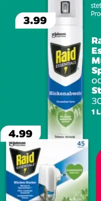 NETTO Raid Essentials Mückenabwehr Spray Angebot