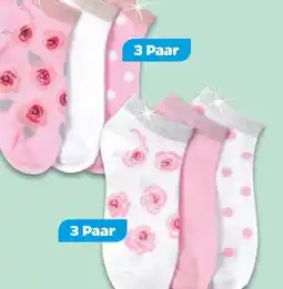 NETTO Socken Rosen 3 Paar Angebot