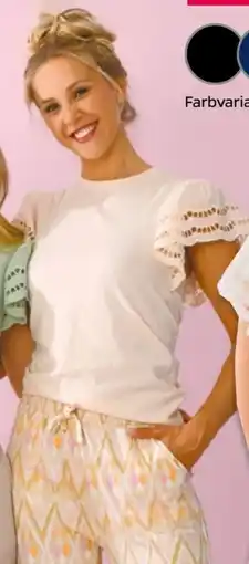 NETTO Damen Shirt mit Flügelärmeln Angebot