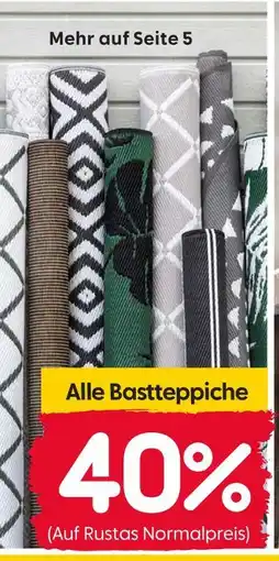 Rusta 40% rabatt Angebot
