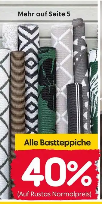 Rusta 40% rabatt Angebot