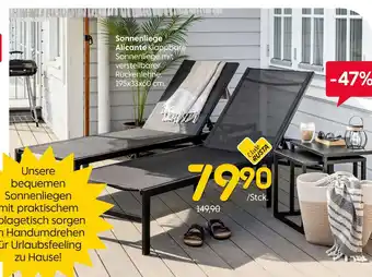 Rusta Sonnenliege alicante Angebot