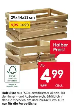 Rusta Holzkiste Angebot