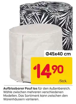 Rusta Aufblasbarer pouf Angebot