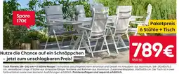 Rusta Tisch florens 184–242 cm + 8 stühle neapel Angebot