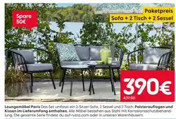 Rusta Loungemöbel paris Angebot