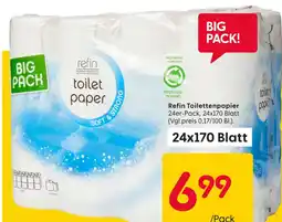 Rusta Refin toilettenpapier Angebot
