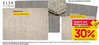 Rusta Elsa form teppich Angebot