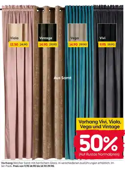 Rusta Vorhang Angebot