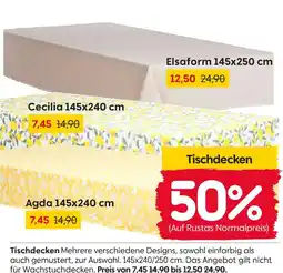 Rusta Tischdecken Angebot