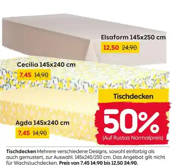 Rusta Tischdecken Angebot