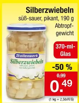 Zimmermann Stollenwerk silberzwiebeln Angebot