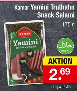 Zimmermann Kamar yamini truthahn snack salami Angebot
