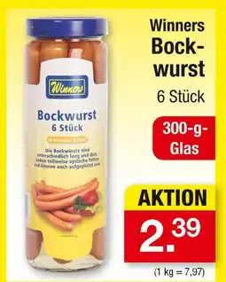 Zimmermann Winners bockwurst Angebot