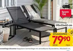 Rusta Sonnenliege alicante Angebot