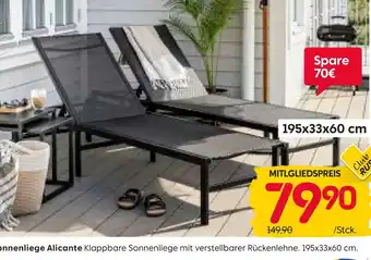 Rusta Sonnenliege alicante Angebot