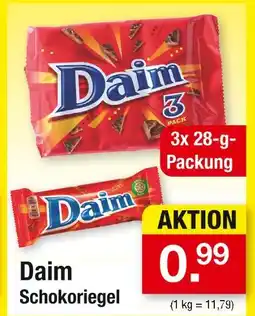 Zimmermann Daim schokoriegel Angebot