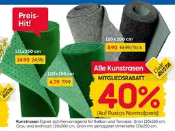 Rusta Kunstrasen Angebot