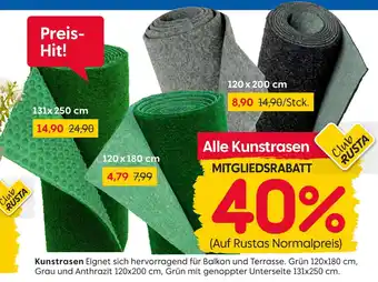 Rusta Kunstrasen Angebot