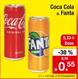 Zimmermann Coca cola coca cola oder fanta Angebot