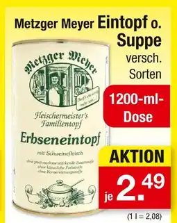 Zimmermann Metzger meyer eintopf o. suppe Angebot