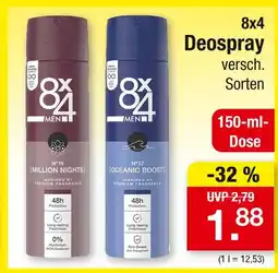Zimmermann 8x4 deospray Angebot