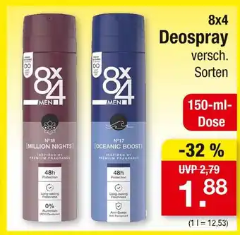 Zimmermann 8x4 deospray Angebot