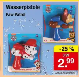 Zimmermann Paw patrol wasserpistole Angebot
