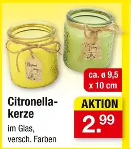 Zimmermann Natural living citronella-kerze Angebot
