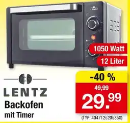 Zimmermann Lentz backofen mit timer Angebot