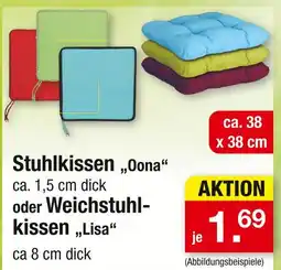 Zimmermann Stuhlkissen „oona“ oder weichstuhl-kissen „lisa“ Angebot
